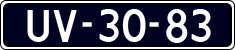 License plate of the Netherlands, Commercial Vehicles (1951-1994 system)
