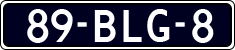 License plate of the Netherlands, Heavy Commercial Vehicles (1994 system)