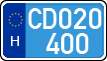 license plates of Hungary, Diplomatic