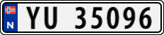 License plate of Norway, Cars