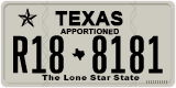 Texas, Apportioned vehicles (2012) (A12-3456)