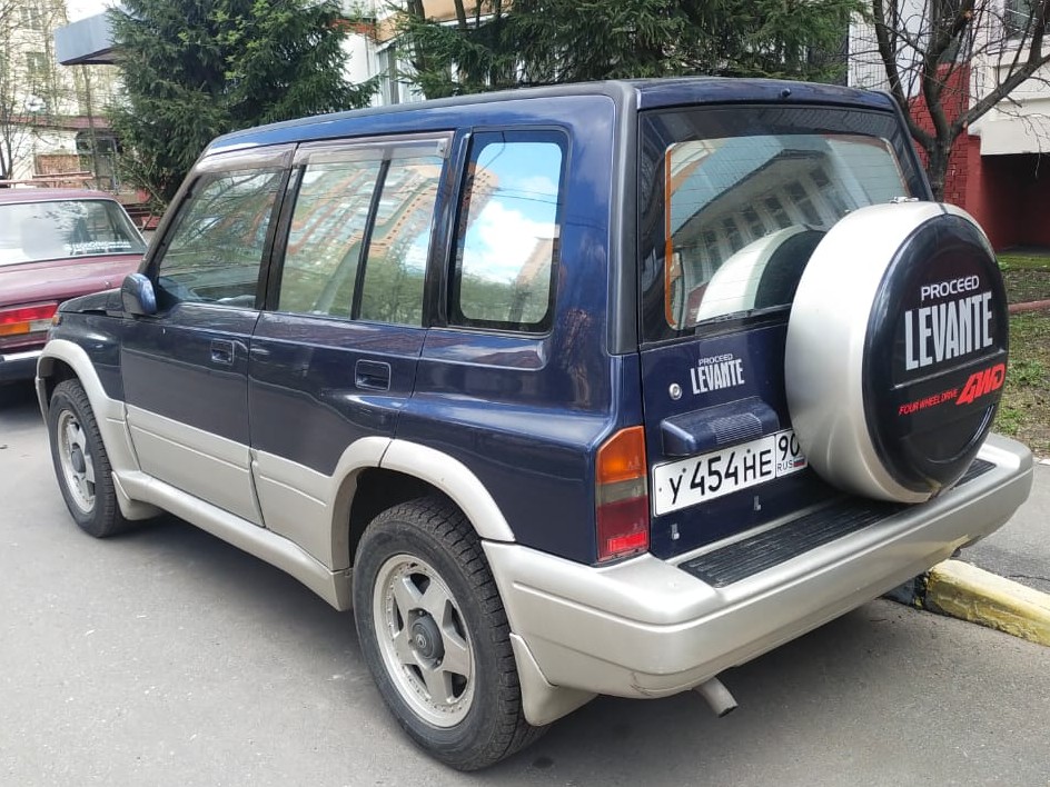 у 454 не 90, Mazda Proceed Levante 1st gen 5-door SUV (ET/TA), 1995–1997