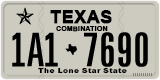 Texas, Combination (2012) (1A2-3456)