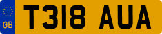 License plate of the United Kingdom, 1983 year system