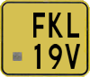 License plate of the Netherlands, Mopeds
