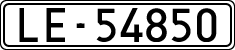 License plates of Spain, 1900 year series