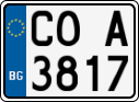 License plate of Bulgaria, Motorcycles