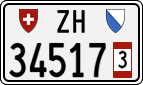 License plate of Switzerland, Provisional