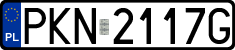 License plates of Poland, Regular car plates