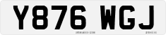 License plate of the United Kingdom, 1983 year system