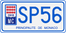 License plate of Monaco, Motorcycles