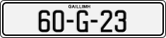 License plate of Ireland, Regular plates