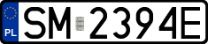 License plates of Poland, Regular car plates