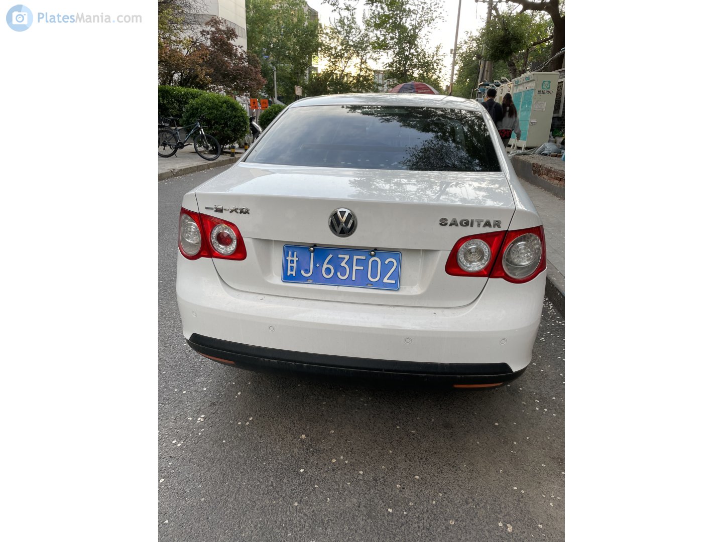 甘J·63F02, Volkswagen Sagitar 1st gen (1K; CN-market), 2006–2012