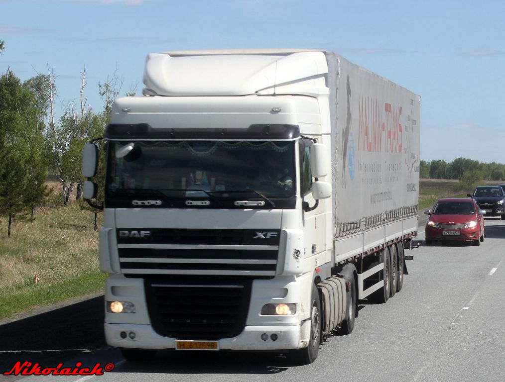H 617598, DAF XF 3rd gen (XF105), 2006–2020