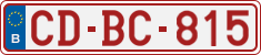 License plate of Belgium, Diplomatic