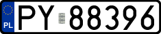 License plates of Poland, Regular car plates