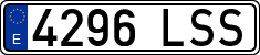 License plates of Spain, Ordinary (2000)
