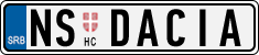 License plate of Serbia, Vanity Plates