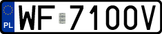 License plates of Poland, Regular car plates