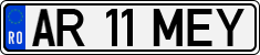 License plate of Romania, Regular plates