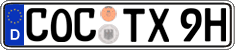German license plate, Plates for oldtimers (type 
