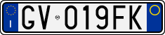 License plate of Italy, Cars (1994 year series)