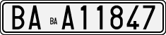 License plate of Italy, Cars (1927 year series)