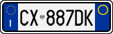 License plate of Italy, Cars (1994 year series)