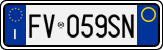 License plate of Italy, Cars (1994 year series)