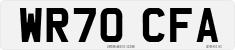 License plate of the United Kingdom, 2001 year system
