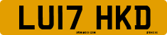 License plate of the United Kingdom, 2001 year system