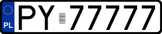 License plates of Poland, Regular car plates