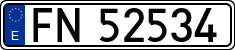 License plates of Spain, Official and military plates