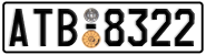 License plate of Greece, Cars
