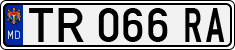 License plate of Moldova, Trailers (1992)
