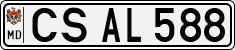 License plate of Moldova, Cars (1992)
