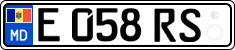 License plate of Moldova, Trailers (2015)