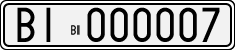 License plate of Italy, Cars (1927 year series)