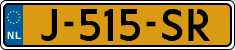 License plate of the Netherlands, Cars
