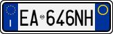 License plate of Italy, Cars (1994 year series)