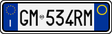 License plate of Italy, Cars (1994 year series)