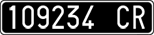 License plate of Italy, Cars (1927 year series)