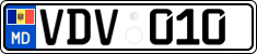 License plate of Moldova, Cars (2015)