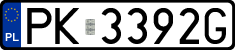 License plates of Poland, Regular car plates