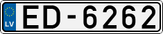 License plate of Latvia, Regular car plates