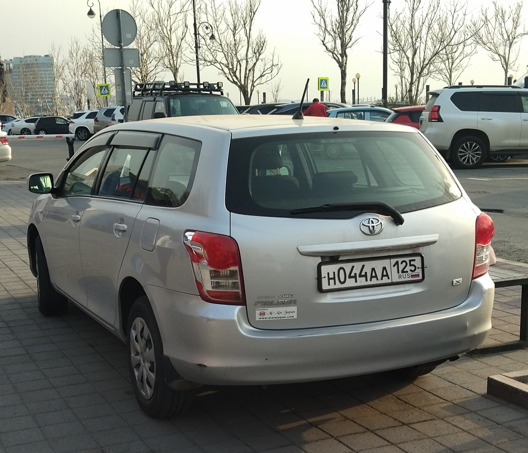 н 044 аа 125, Toyota Corolla Fielder 2nd gen (E140), 2006–2012