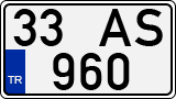 License plate of Turkey, Regular plates