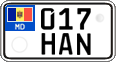 License plate of Moldova, Motorcycles (2015)