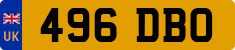 License plate of the United Kingdom, 1932 year system